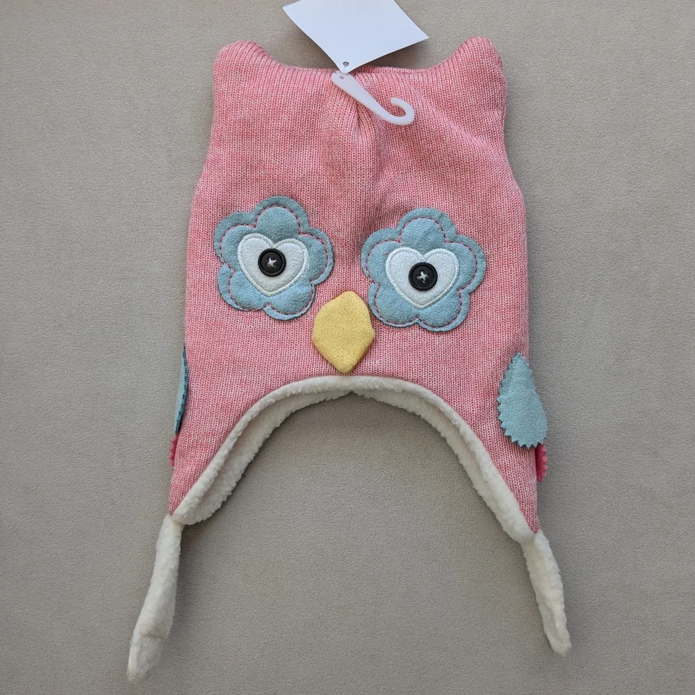 NWT Owl Trapper Hat - Toddler Size